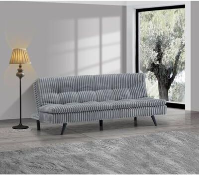 Esofastore Modern Corduroy Futon Sofa Bed with Plush Tufted Pillow Top, Convertible Living Room Sofa Bed