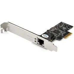 StarTech .com ST2GPEX PCI Express Netzwerkkarte (1 Port, 2.5Gbps 2.5GBASE-T, PCIe LAN Adapter Karte) (Ethernet, RJ45), Netzwerkkarte, Schwarz