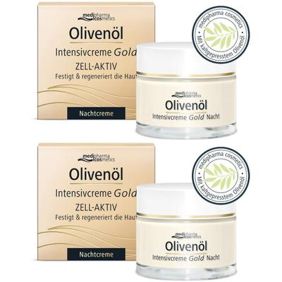 Olivenöl Intensivcreme Gold Zell-Aktiv Nachtcreme 2x 2x50 ml