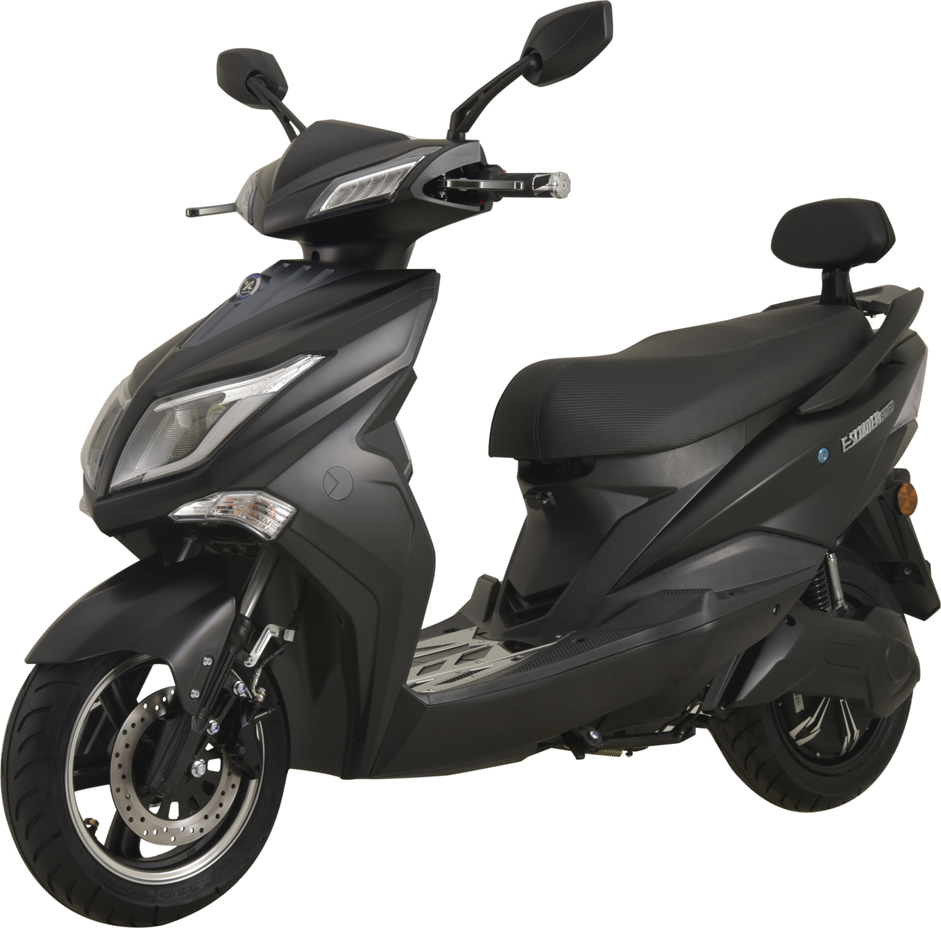 Elektroroller Hawk 45 km/h Blei-Gel-Akku Roller E-Roller E-Scooter 3000 Watt Schwarz