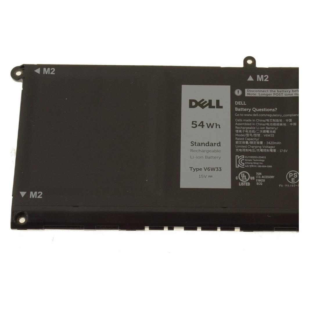Dell BTRY,PRI,54WHR,4C,LITH,BYD (4 Zellen, 3420 mAh) (WV3K8)