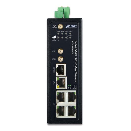 Planet Industrial 4G LTE Cellular WL Gateway/Controller (ICG-2510W-LTE-EU)