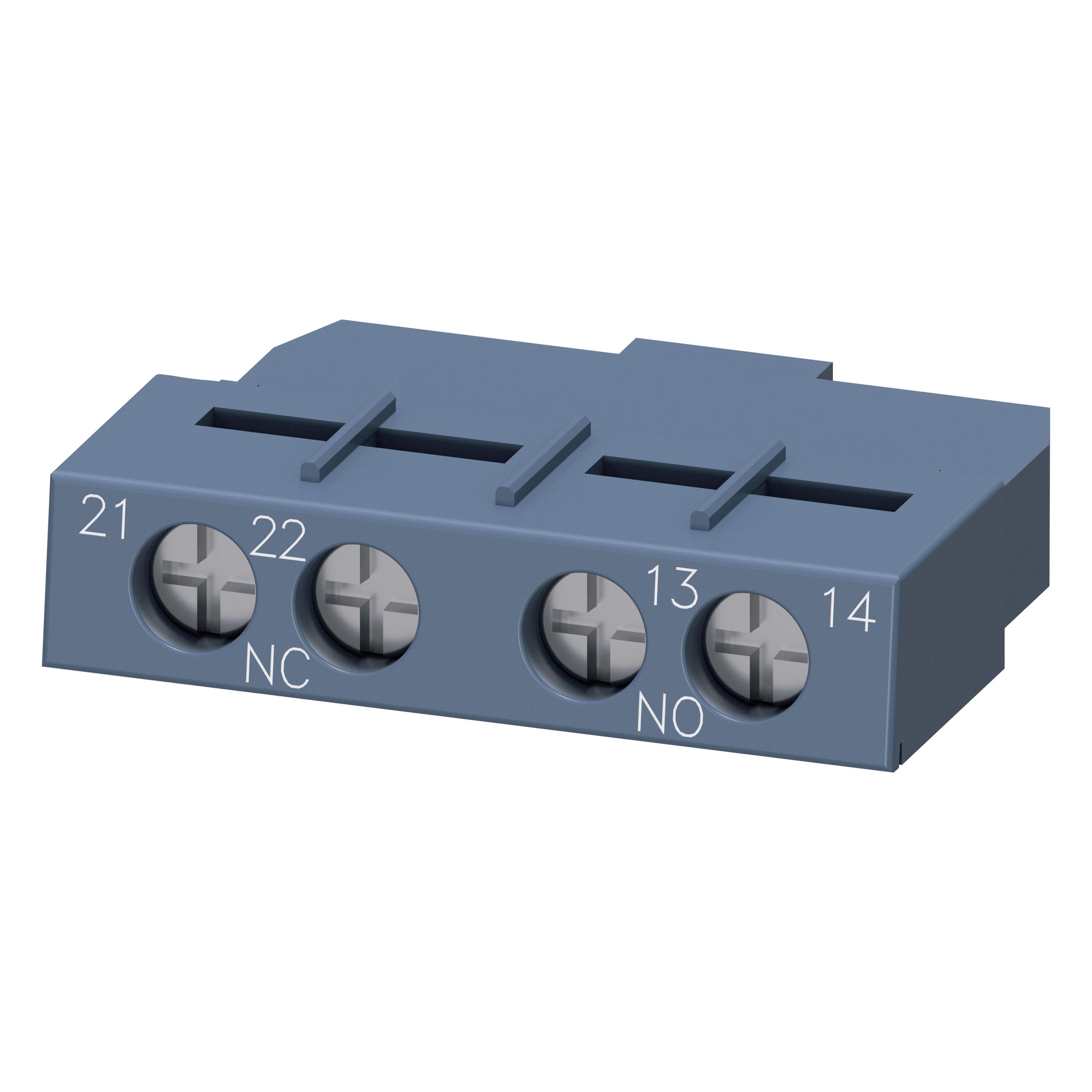 Siemens Hilfsschalter querliegend 1S 1Ö (3RV2901-1E)