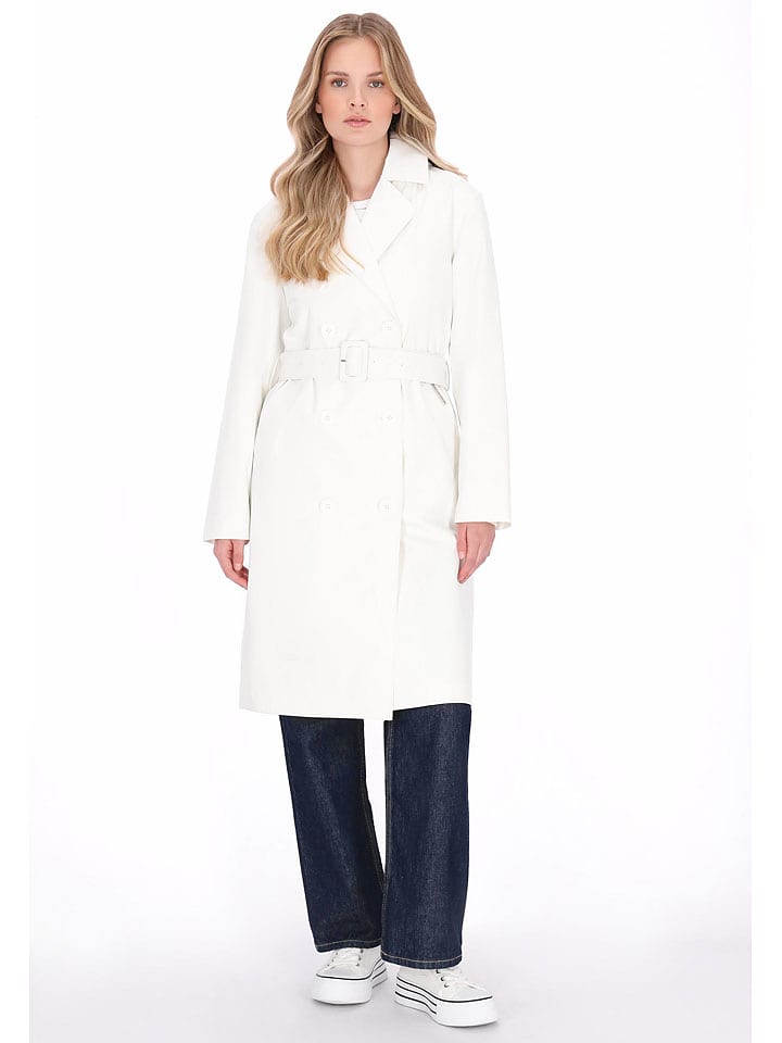 Schmuddelwedda Trenchcoat in Creme - L