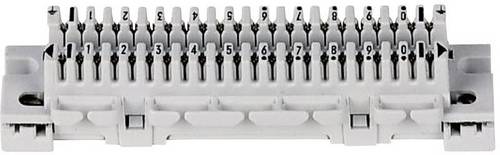 Corning 79101-517 00 LSA-PLUS Anschlussleiste Baureihe 1 Anschlussleiste 10 Doppeladern Grau Inhalt: 1St.