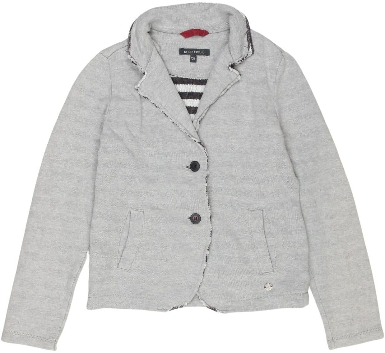 Marc O' Polo Jacke oder Mantel, Grau, Gr. EU 128, Baumwolle - Second Hand