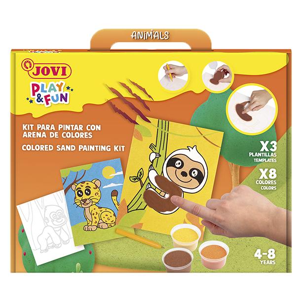 Jovi Play&Fun Sandmalerei - Tiere (2101-JV)