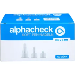 Alphacheck Soft Pen-Nadeln 31 Gx8 Mm 100 ST