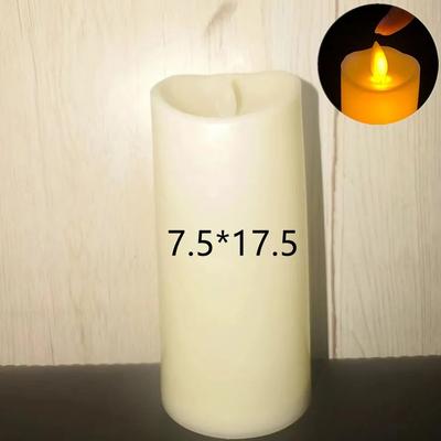 Inspired Living HZZKZZ Flameless LED Candle Swing Flickering Battery Operated Candle For Wedding And Home Decor 7.5cm 17.5cm