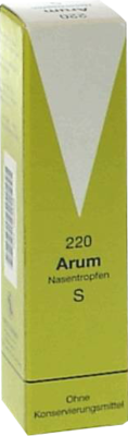 NESTMANN Pharma GmbH ARUM NASENTROPFEN S 220 10 g 01828528