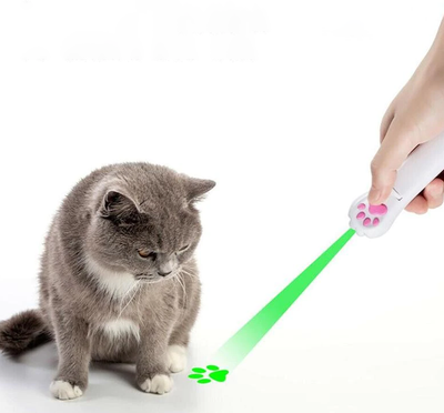 PetsAreLife Laser Cat Teaser Interactive Toy Green