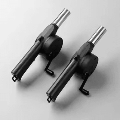 Uplift Curations FireBoost Manual BBQ Air Blower Portable BBQ Charcoal Fan Handheld Grill Fire Starter For Camping And Outdoor Cooking 2pcs Blower