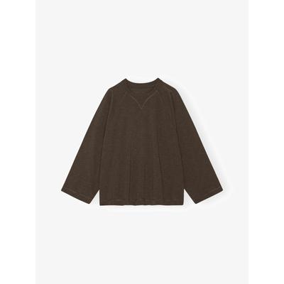 Strickpullover MOSHI MOSHI MIND "moshi moshi mind Sweater Earth", Damen, Gr. L, schwarz braun, Obermaterial: 100% Baumwolle, Pullover Strickpullover