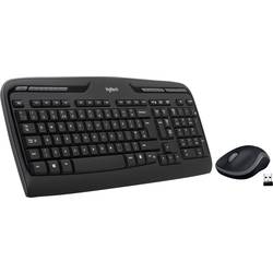Logitech MK330 Funk Tastatur, Maus-Set Multimediatasten Deutsch, QWERTZ Schwarz 920-008533