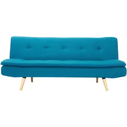 Schlafsofa 3-Sitzer blaugrün SENSO