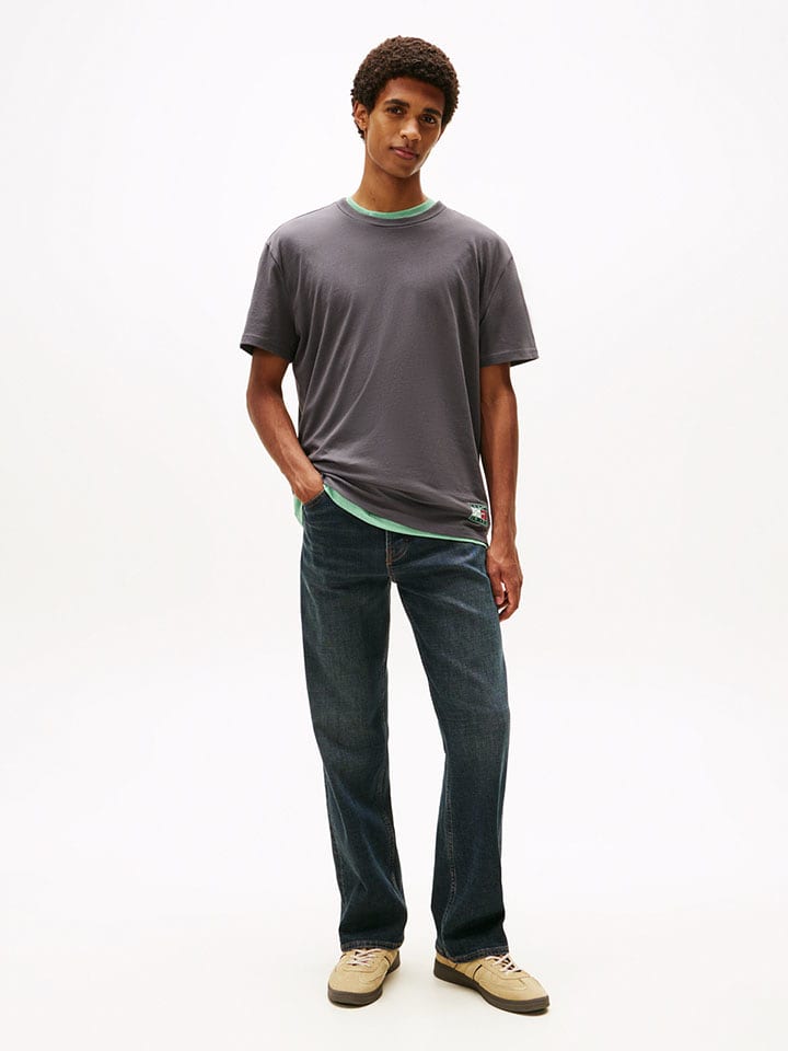 TOMMY JEANS Shirt in Anthrazit - S