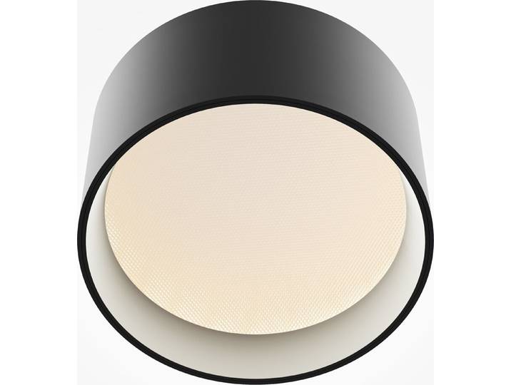 Maytoni Deckenstrahler Vega LED incl. Schwarz aus Aluminum 12W für Küche, Schlafzimmer, Wohnzimmer, Esszimmer, Lobby