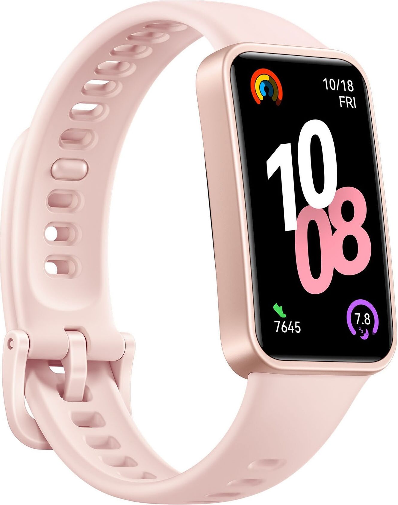 Fitness-Tracker HUAWEI "Band 10", rosa (rosa, rosa, pink), Fitnesstracker, Fitness-Tracker rosa, rosa, pink Einheitsgröße