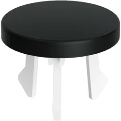 VitrA Zubehör Waschtisch Überlaufclip rund Schwarz Matt WTC,A4516636WTC A4516636WTC