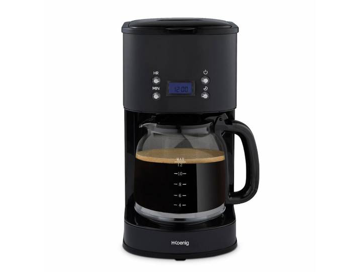 HKoenig Kaffeemaschine Mg32 Schwarz, Programmierbar, Metall, 18.6x36x22 cm, Kochgeschirr, Küchengeräte, Kaffeemaschinen & Milchschäumer