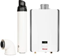 Rinnai 11i Low NOx 24kw Multi-Point Internal Natural Gas Water Heater & Flue Kit