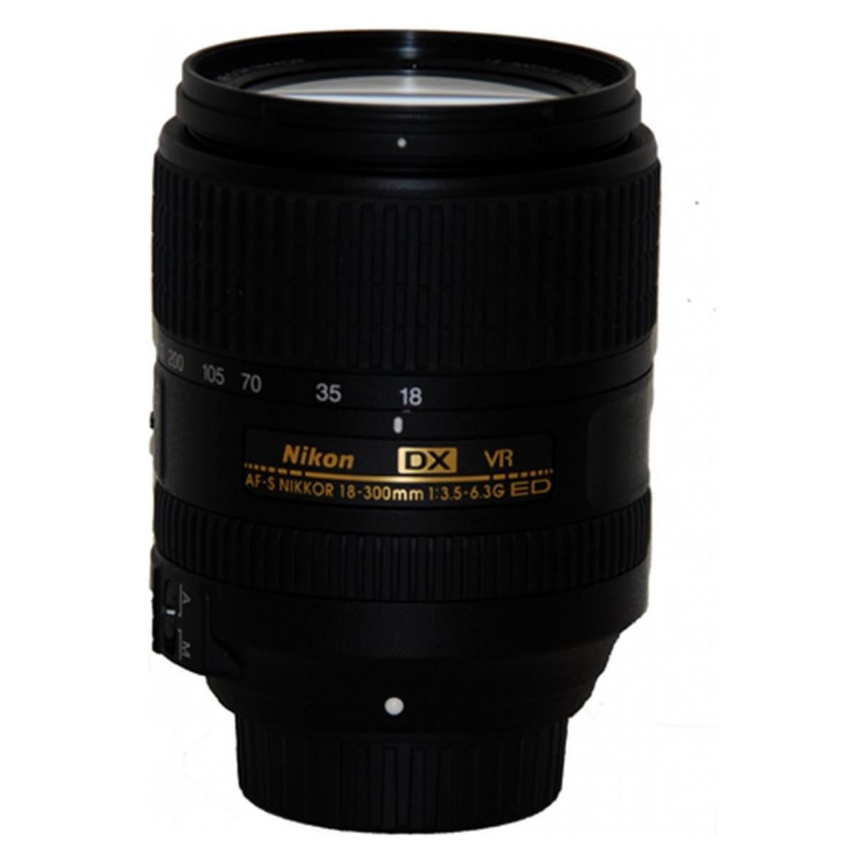 Nikon AF-S Nikkor 18-300mm f/3.5-6.3G ED DX VR (Nikon F, APS-C / DX) (JAA821DA)