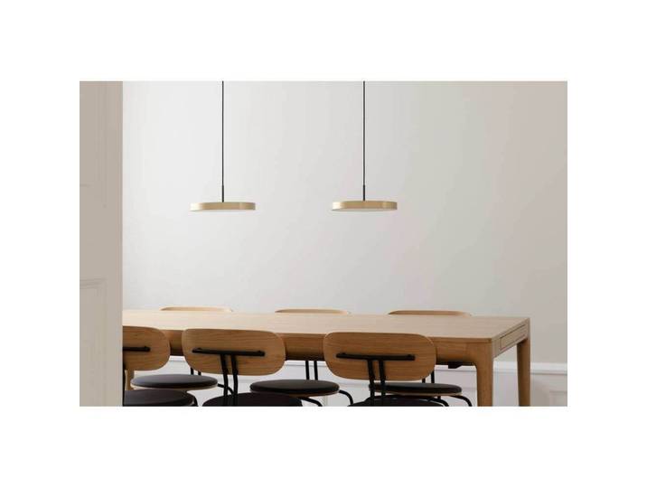 Asteria Plus Suspension Mini Brass/Black Top - UMAGE - Salle à manger - Métal