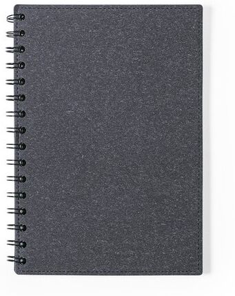 Cahier publicitaire A5 Idina carton recyclé noir