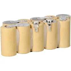 Ersatz Akku für GARDENA V12 A12 AP12 12V 2000 mAh NiMH ohne Löten mit Stecker