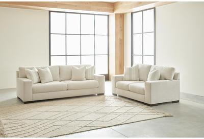 "Signature Design by Ashley Maggie White 2-Piece Upholstery Package - 96""W x 40""D x 37""H"