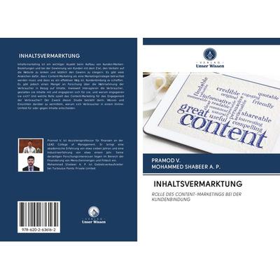 INHALTSVERMARKTUNG, Taschenbuch von Pramod V.,Mohammed Shabeer A. P., Sciencia Scripts, 978-620-2-63616-2