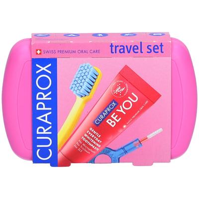 Curaprox Travel-Set rosa 1 St Kombipackung