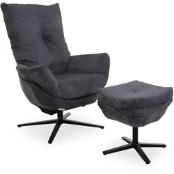 Sessel DROP YVON (BHT 100x78x78 cm) - grau - BHT 100x78x78 cm