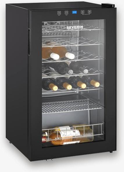 SEVERIN Weinkühlschrank WKS 8908 aus Glas, schwarz