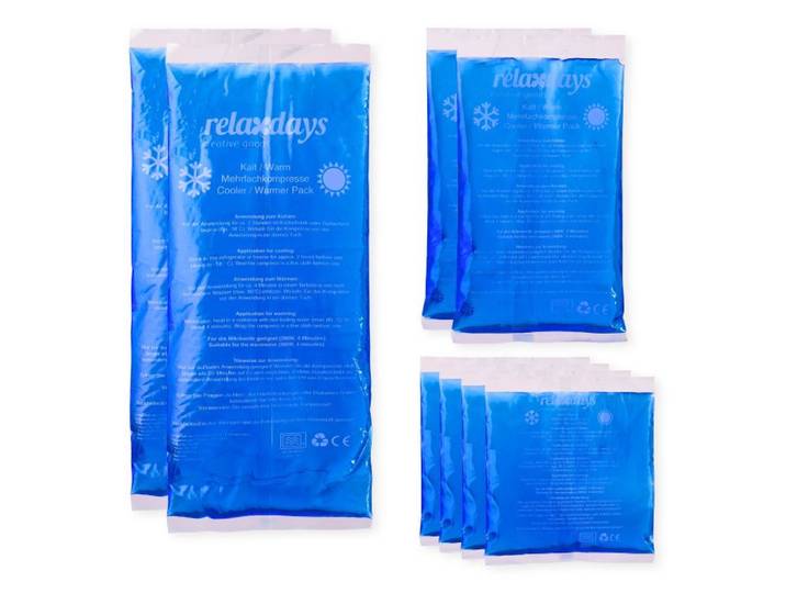 Relaxdays 16 x Kühlpads Gel
