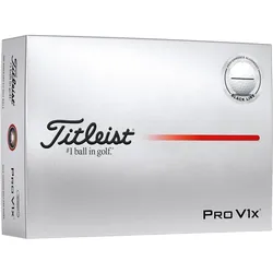 Titleist Golfbälle Pro V1x Performance Align 2025 - 12er Pack, weiss/schwarz
