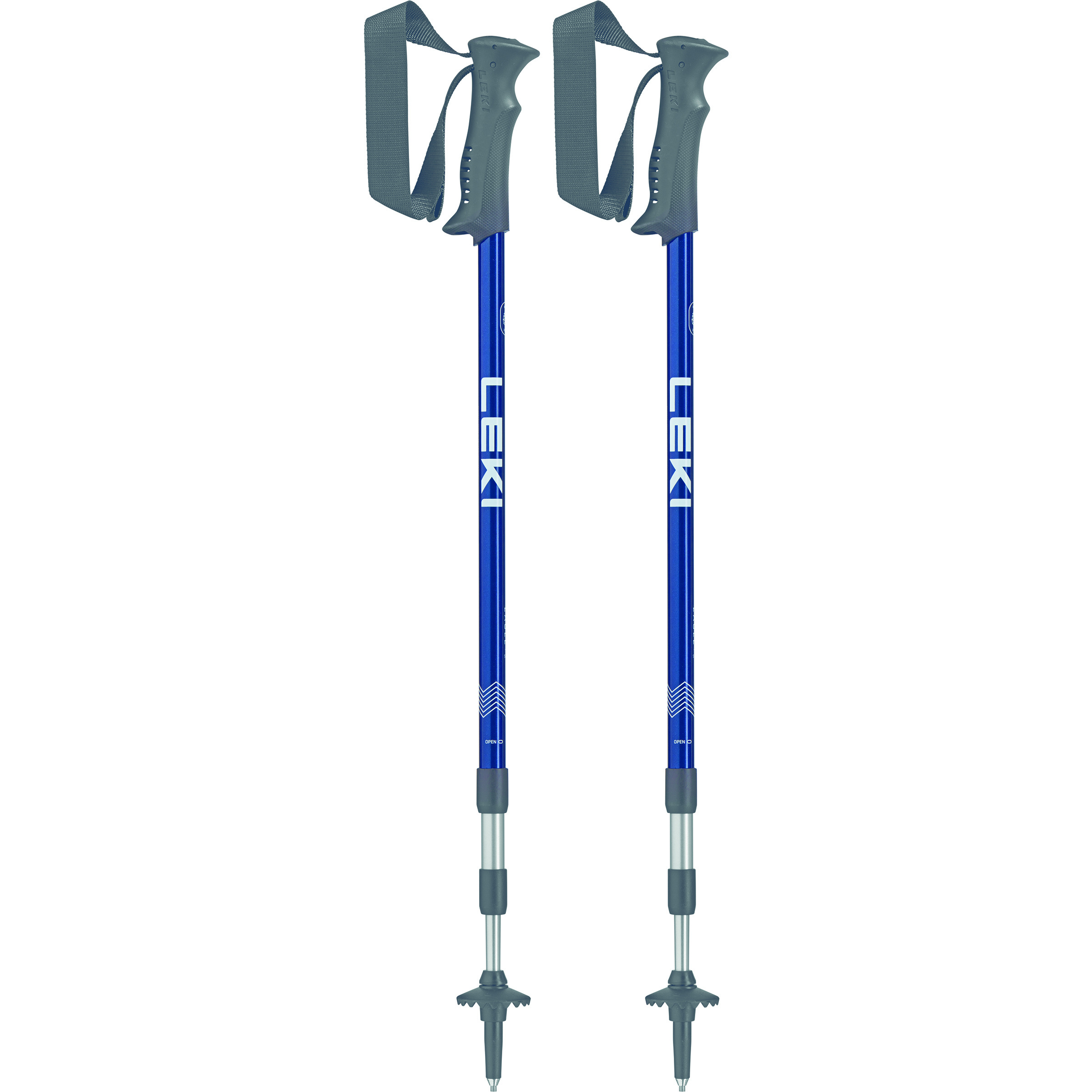 Leki Eagle Stöcke Wanderstöcke & Trekkingstöcke blau Größe 110-145cm Trekking