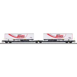 Märklin 47472 H0 Doppel-Taschenwagen Sdggmrss, MFD Rail GmbH, Ep. VI