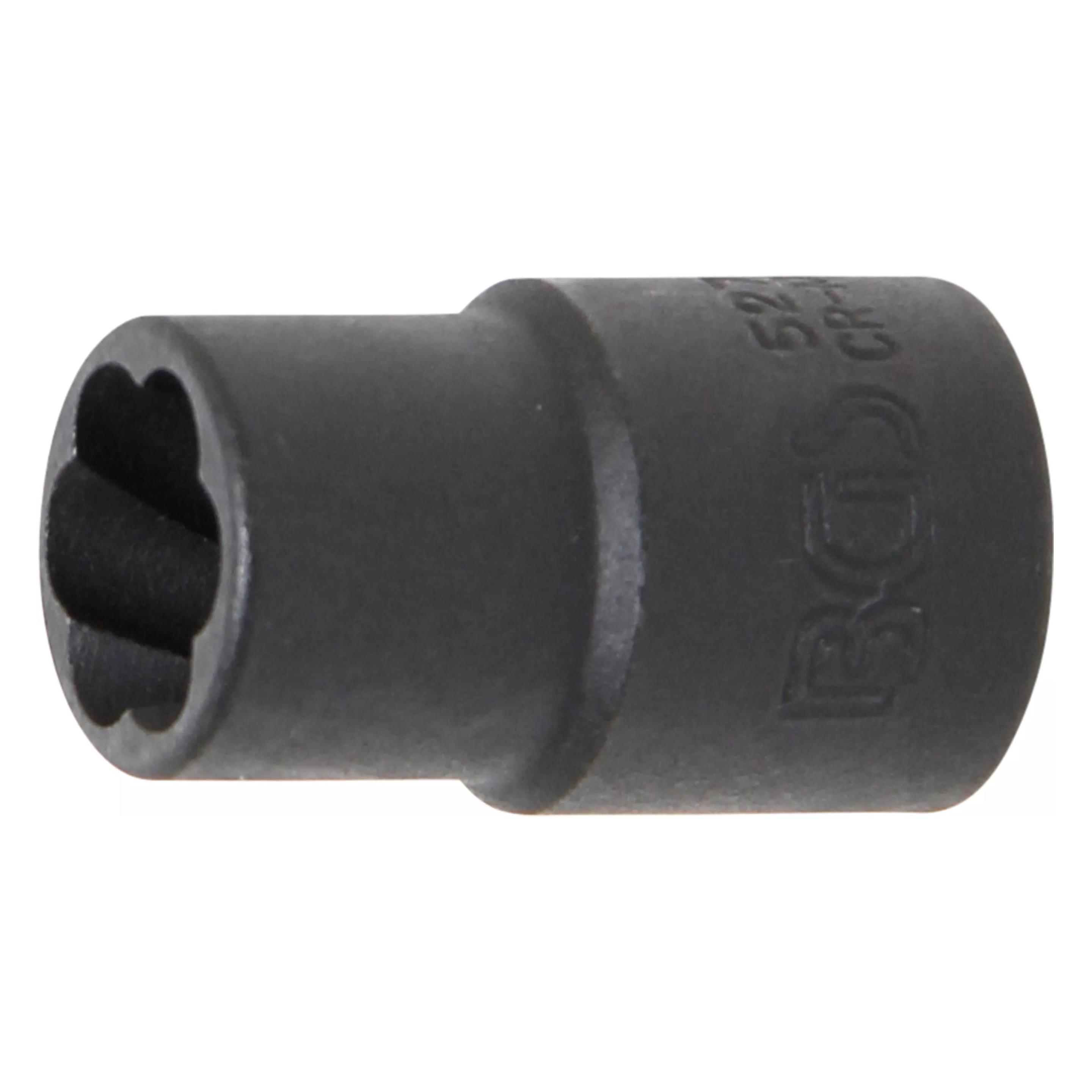 BGS Spiral-Profil-Steckschlüssel-Einsatz / Schraubenausdreher | Antrieb Innenvierkant 10 mm (3/8") |... (5271)