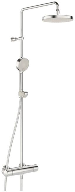 Hansa Duschsystem HANSAMICRA Eco mit Thermostat, 9 l/min, Ausl. 445-470 mm, chrom (443501300009)