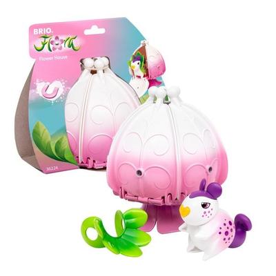 BRIO Flora - 36224 Poppys Blumenhaus | Spielset für endlosen fantasievollen Spielspaß für Mädchen und Jungen ab 3 Jahren - wunderschönes Geschenk