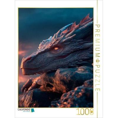 CALVENDO Puzzle Drachen - Hüter des vergessenen Reiches | 1000 Teile Lege-Größe 64 × 48 cm Foto-Puzzle für glückliche Stunden