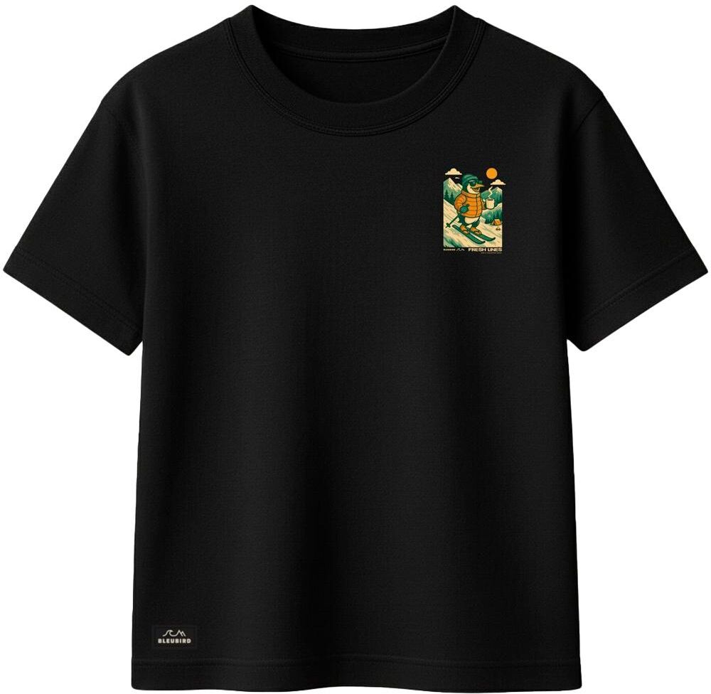 Bleubird  - Pete The Penguin Black - XL - Tee-shirt