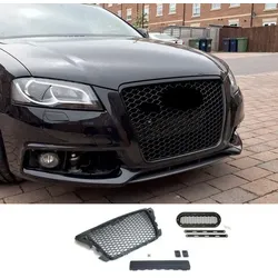Sportgrill Frontgrill Kühlergrill Wabengrill Passend für Audi A3 8P Grill ohne PDC 08-13