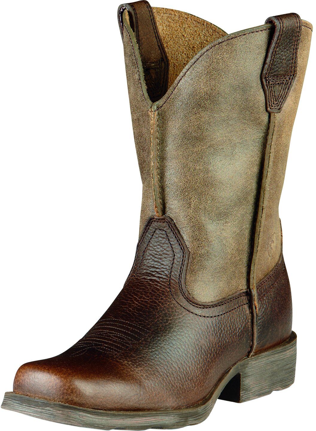 Kid's Rambler Western Boots in Earth, Size: 9 K B / Medium by Ariat