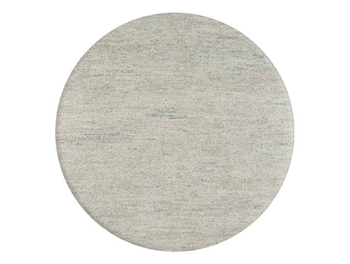 Wollteppich Hadj Rund Grau/Grau Ø 150cm Wolle