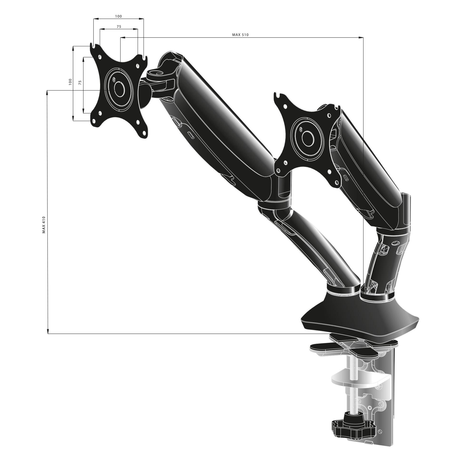 iiyama DS3002C-B1 (Tisch, 27", 5 kg) (DS3002C-B1)