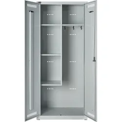 Bisley Garderobenschrank Allzweckschrank Breite 400mm lichtgrau