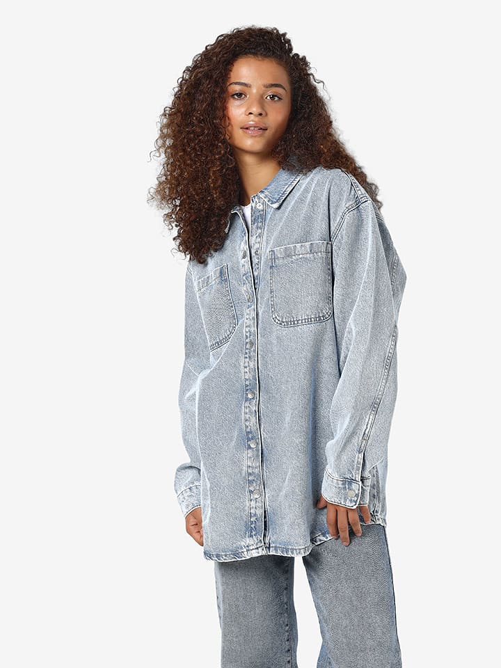 Noisy may Jeansjacke in Hellblau - M