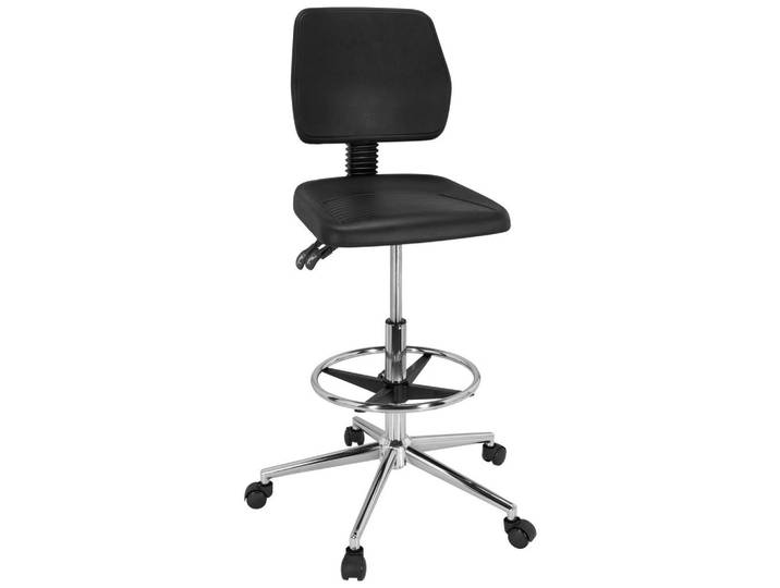 Bürohocker Top Work 11 I Schwarz bis 100 kg